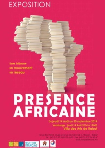 “Présence africaine” à la Villa des arts de Rabat “Présence africaine” à la Villa des arts de Rabat