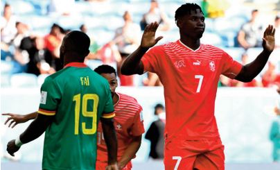 Breel Embolo But fratricide, joie contenue