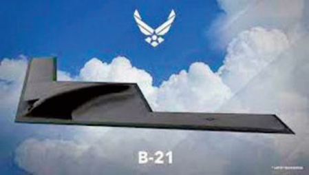 Les Etats-Unis dévoilent leur nouveau bombardier furtif B-21 Les Etats-Unis dévoilent leur nouveau bombardier furtif B-21