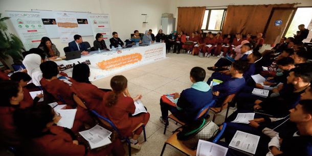 Les dangers de la cyberviolence faite aux femmes et aux filles au centre d' un atelier de sensibilisation à Marrakech Les dangers de la cyberviolence faite aux femmes et aux filles au centre d' un atelier de sensibilisation à Marrakech
