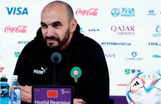 Walid Regragui S.M le Roi accorde un intérêt particulier au développement du football au Maroc