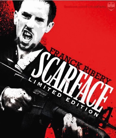 Les surnoms des sportifs : Franck Ribéry en “Scarface” Les surnoms des sportifs : Franck Ribéry en “Scarface”