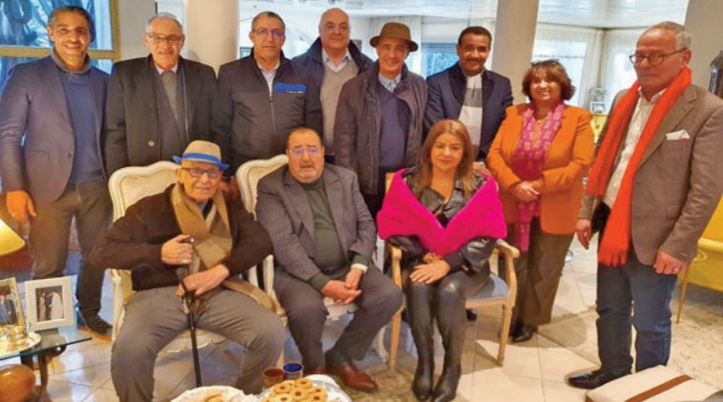 Une délégation du Bureau politique présidée par Driss Lachguar chez Moulay Mehdi Alaoui Une délégation du Bureau politique présidée par Driss Lachguar chez Moulay Mehdi Alaoui