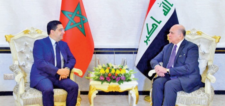 Nasser Bourita s'entretient à Bagdad avec plusieurs hauts responsables irakiens