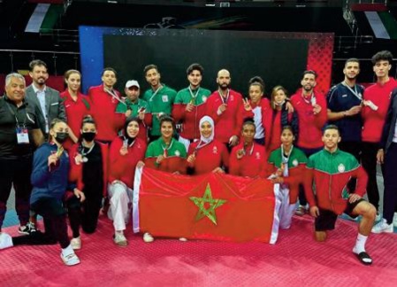 Coupe arabe de taekwondo: Treize podiums pour la sélection marocaine