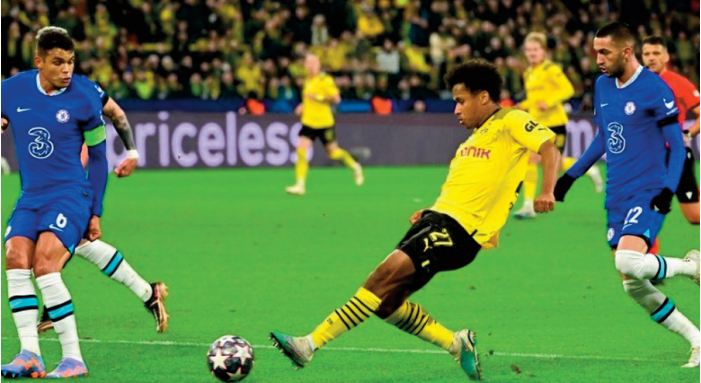 Ligue des champions: Chelsea ne tient pas le choc à Dortmund, Benfica en très bonne voie