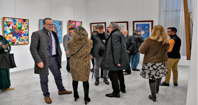 Vernissage de l’exposition “La magie de la géométrie ” de Mohamed Amine Melehi Vernissage de l’exposition “La magie de la géométrie ” de Mohamed Amine Melehi
