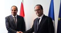 ​Le président égyptien  Sissi à Paris