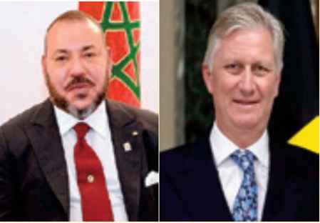 S.M le Roi félicite le Roi des Belges à l'occasion de son anniversaire S.M le Roi félicite le Roi des Belges à l'occasion de son anniversaire