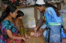 ​Au Népal, des mères de famille munies d'un gel antiseptique pour sauver les nouveau-nés