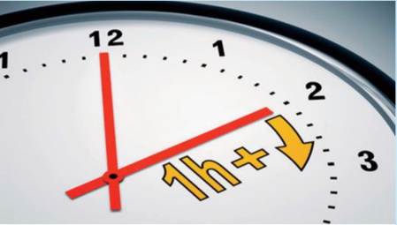 Retour à l'heure GMT+1 Retour à l'heure GMT+1