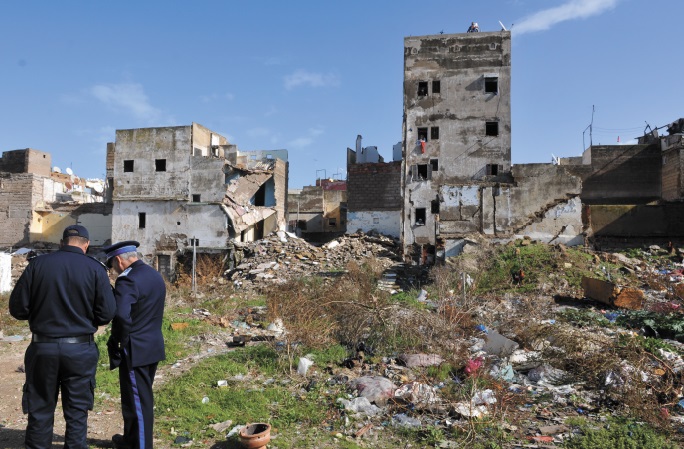 Des habitants de la médina de Casablanca délogés de leurs demeures Des habitants de la médina de Casablanca délogés de leurs demeures