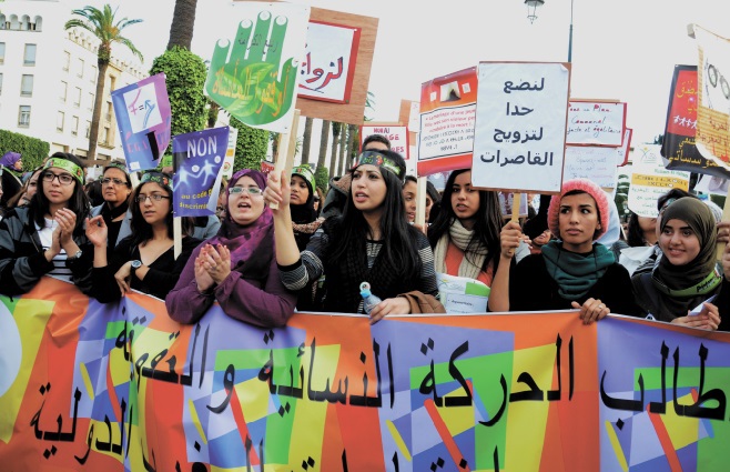 Une “Marche orange” des femmes pour défendre leurs droits Une “Marche orange” des femmes pour défendre leurs droits
