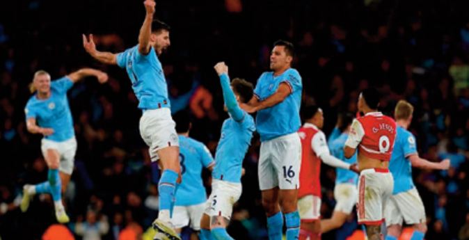 City atomise Arsenal