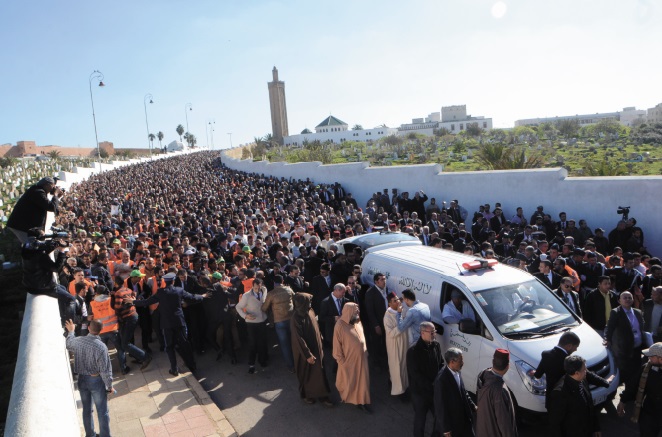 S.A.R le Prince Moulay Rachid préside les obsèques d’Abdallah Baha S.A.R le Prince Moulay Rachid préside les obsèques d’Abdallah Baha