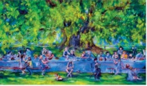 Vernissage de l’exposition “Paradoxart: l’art au service de l’entendement” de l'artiste maroco-allemand Nacir Chemao