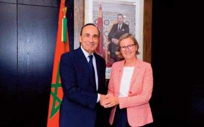 Le partenariat au centre d'une rencontre entre le président du CSEFRS et l'ambassadrice de l'UE au Maroc