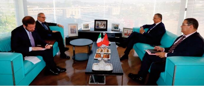 La coopération dans les secteurs de l'électricité et de l'eau potable au cœur d'une rencontre entre le DG de l'ONEE et l'Ambassadeur d'Italie au Maroc La coopération dans les secteurs de l'électricité et de l'eau potable au cœur d'une rencontre entre le DG de l'ONEE et l'Ambassadeur d'Italie au Maroc