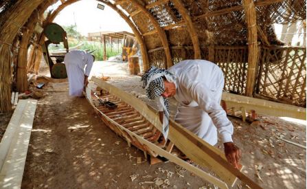 Dans l'Irak à sec, un artiste engagé pour préserver la gondole traditionnelle