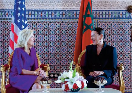 Arrivée au Maroc de la Première Dame des Etats-Unis d’Amérique Jill Biden