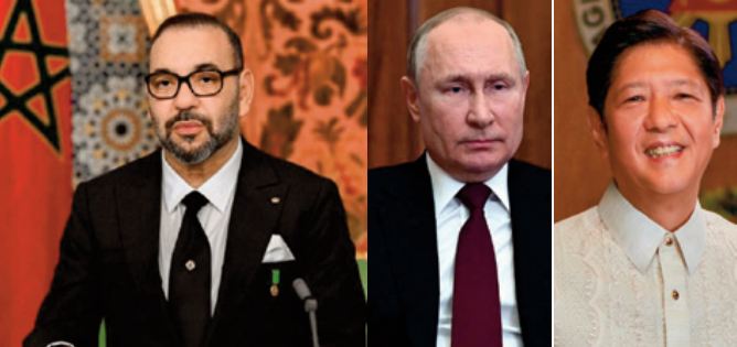 Sa Majesté le Roi Mohammed VI félicite les présidents russe et des Philipinnes