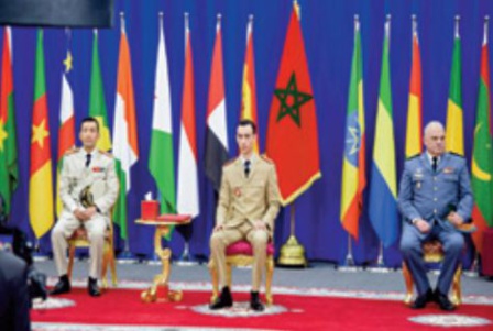 SAR le Prince Héritier Moulay El Hassan préside à Kénitra la cérémonie de sortie de la 23ème promotion du Cours Supérieur de Défense et de la 57ème promotion du Cours Etat-Major
