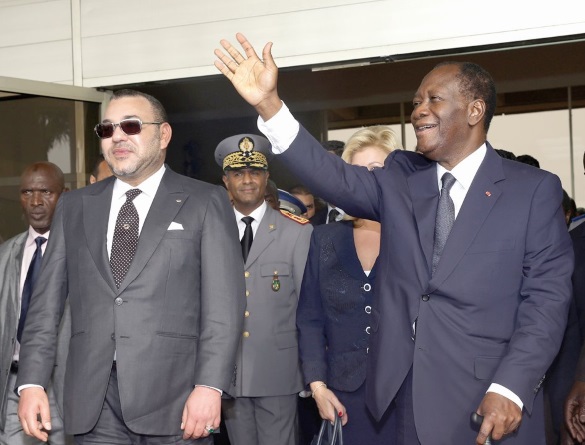 Alassane Ouattara au Maroc