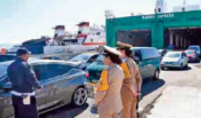 Plus de 1,2 million de voyageurs ont transité par les ports marocains jusqu'au 31 juillet