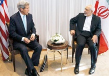 Zarif et Kerry aux négociations bilatérales à Genève sur le nucléaire iranien Zarif et Kerry aux négociations bilatérales à Genève sur le nucléaire iranien