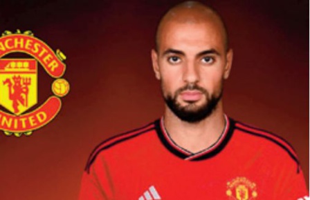 Sofyan Amrabat, premier international marocain à porter les couleurs de Manchester United