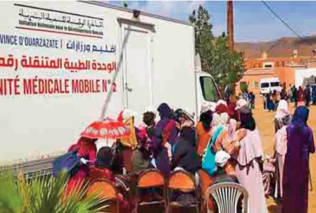Les habitants d'Imi N'oulaoune bénéficient d'une caravane médicale pluridisciplinaire Les habitants d'Imi N'oulaoune bénéficient d'une caravane médicale pluridisciplinaire