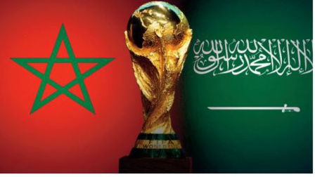 Le Maroc affirme son plein soutien à la volonté d'Arabie Saoudite de se porter candidat pour l'organisation du Mondial 2034 Le Maroc affirme son plein soutien à la volonté d'Arabie Saoudite de se porter candidat pour l'organisation du Mondial 2034