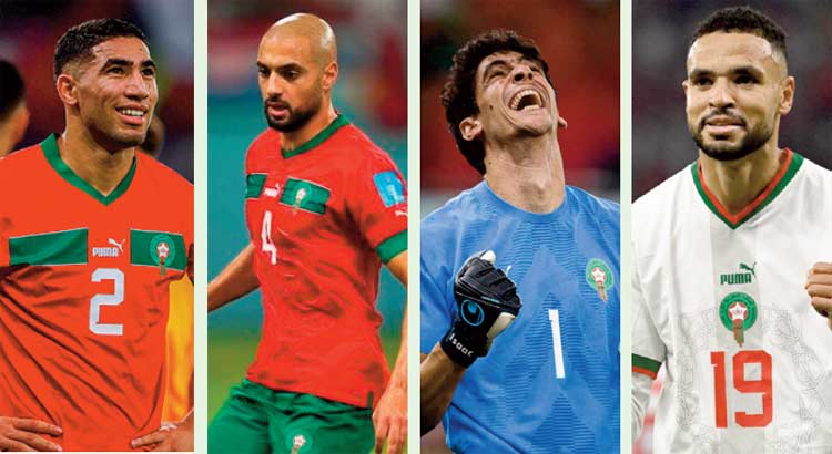Quatre Lions de l'Atlas dans la short-list pour le Ballon d'or africain Quatre Lions de l'Atlas dans la short-list pour le Ballon d'or africain