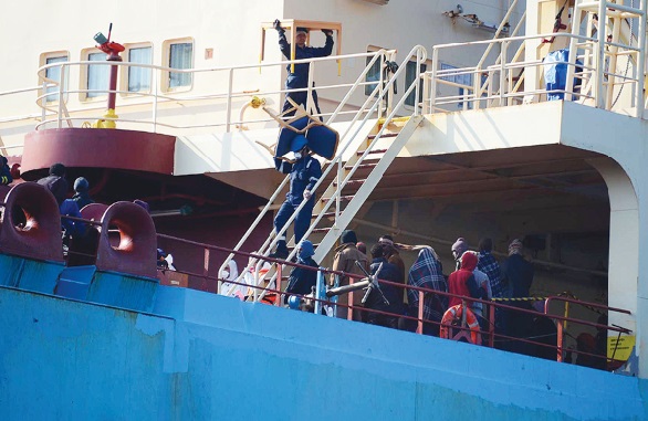 Naufrage d’une embarcation de migrants au large de la Libye Naufrage d’une embarcation de migrants au large de la Libye