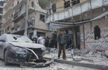 L’armée de l’air syrienne bombarde la population civile aux barils d’explosifs L’armée de l’air syrienne bombarde la population civile aux barils d’explosifs