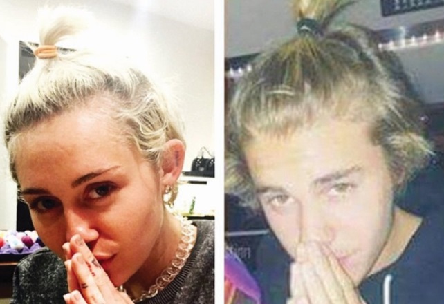 ​Miley Cyrus se paie la tête de Justin Bieber