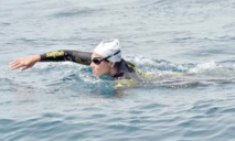Nadia Ben Bahtane réussit à traverser à la nage le détroit de Gibraltar Nadia Ben Bahtane réussit à traverser à la nage le détroit de Gibraltar