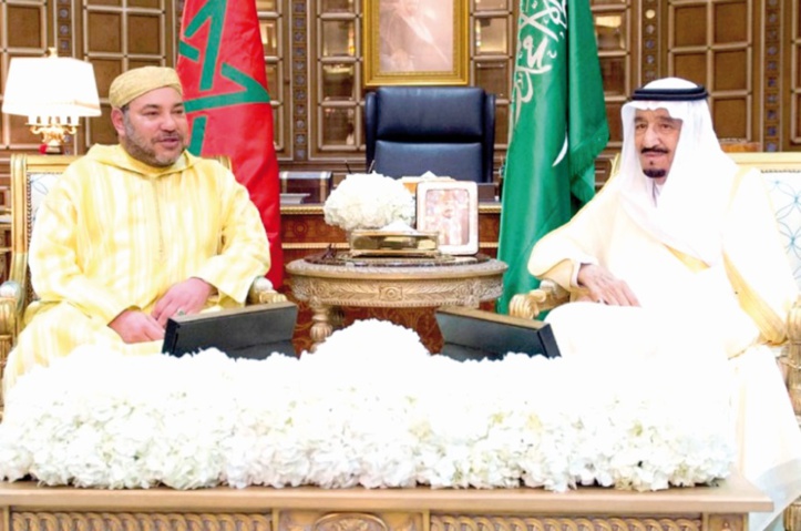 LL.MM Mohammed VI et Salman Ben Abdelaziz déterminés à consolider les relations maroco-saoudiennes LL.MM Mohammed VI et Salman Ben Abdelaziz déterminés à consolider les relations maroco-saoudiennes
