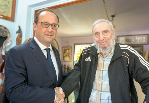 François Hollande a rencontré Fidel Castro lors d'une visite historique François Hollande a rencontré Fidel Castro lors d'une visite historique