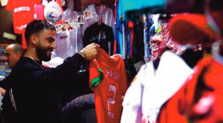 Fort engouement pour les maillots de la sélection nationale de football
