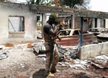 Attaque de Boko Haram repoussée par l’armée nigériane à Maiduguri Attaque de Boko Haram repoussée par l’armée nigériane à Maiduguri