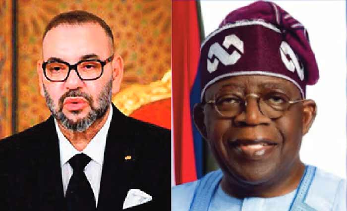 Entretien téléphonique entre SM le Roi Mohammed VI et Son Excellence M. Bola Ahmed Adekunle TINUBU, Président de la République Fédérale du Nigeria Entretien téléphonique entre SM le Roi Mohammed VI et Son Excellence M. Bola Ahmed Adekunle TINUBU, Président de la République Fédérale du Nigeria
