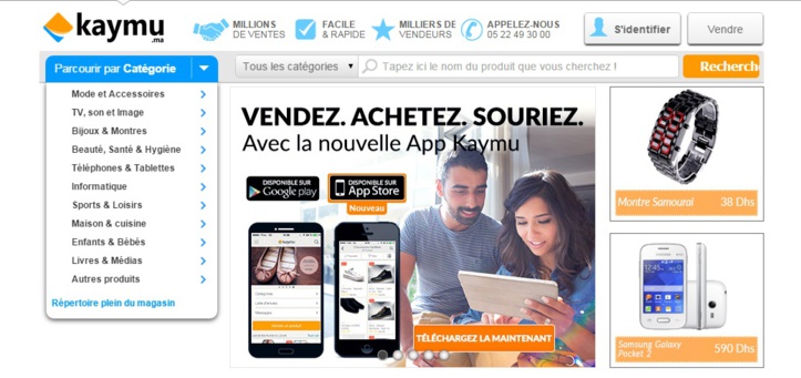 ​Kaymu.ma lance son application IOS