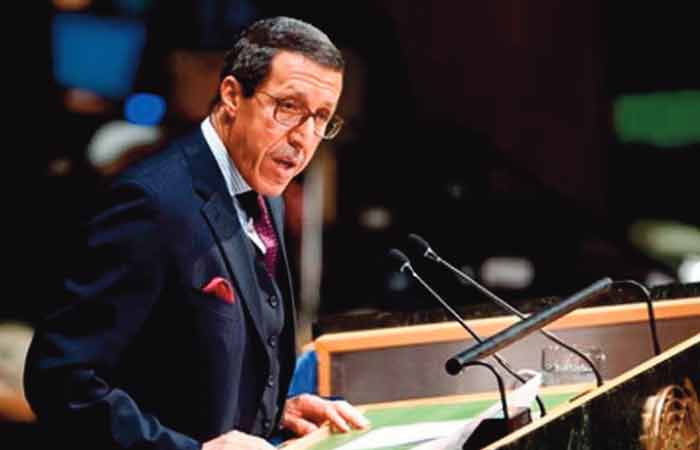 Omar Hilale : Le Maroc ne permettra jamais que son Sahara devienne un terrain de manœuvre diplomatique ourdie par l’Afrique du Sud Omar Hilale : Le Maroc ne permettra jamais que son Sahara devienne un terrain de manœuvre diplomatique ourdie par l’Afrique du Sud