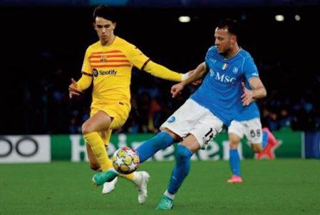 Naples accroche le Barça et garde des raisons d’espérer Naples accroche le Barça et garde des raisons d’espérer