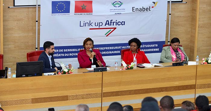 Etudiants et lauréats subsahariens mis au fait du projet “Link up Africa ” Etudiants et lauréats subsahariens mis au fait du projet “Link up Africa ”
