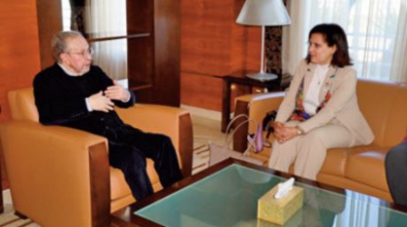 Les préparatifs au RGPH au centre d'entretiens entre Ahmed Lahlimi et la directrice régionale du FNUAP pour les Etats arabes Les préparatifs au RGPH au centre d'entretiens entre Ahmed Lahlimi et la directrice régionale du FNUAP pour les Etats arabes