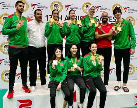 Le Maroc remporte 35 médailles aux Jeux africains d'Accra dont 9 en or