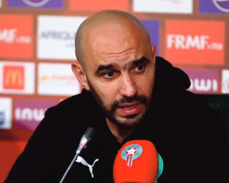 Walid Regragui : Les matchs contre l’Angola et la Mauritanie, une opportunité pour développer le jeu contre des équipes défensives Walid Regragui : Les matchs contre l’Angola et la Mauritanie, une opportunité pour développer le jeu contre des équipes défensives