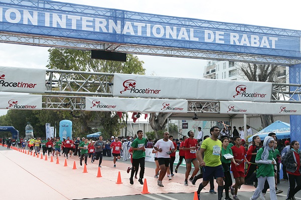 Une pléiade d’athlètes au 7ème Marathon international de Rabat